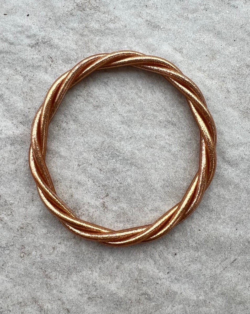 Playita Beach Bracelet - Armreif geflochten in Roségold