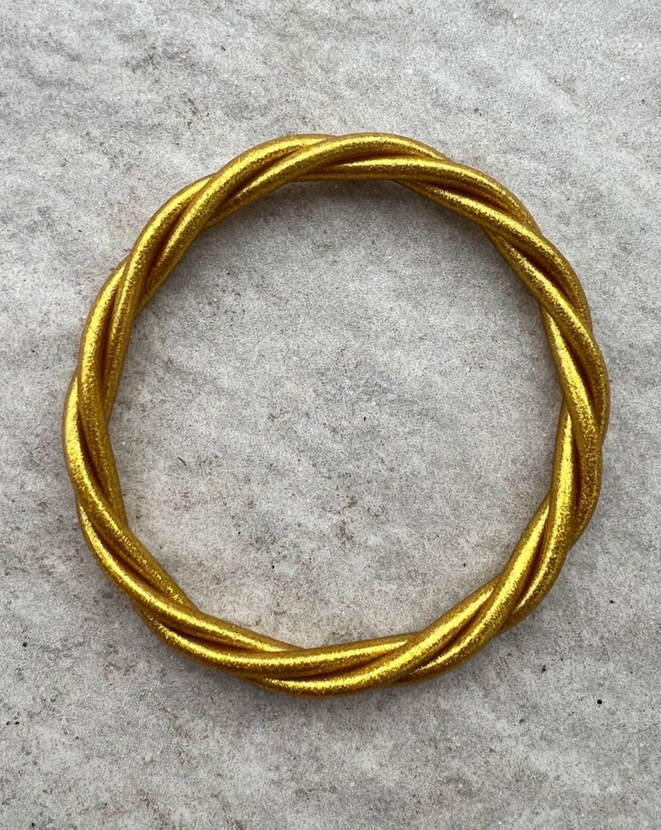 Playita Beach Bracelet - Armreif geflochten in Gold