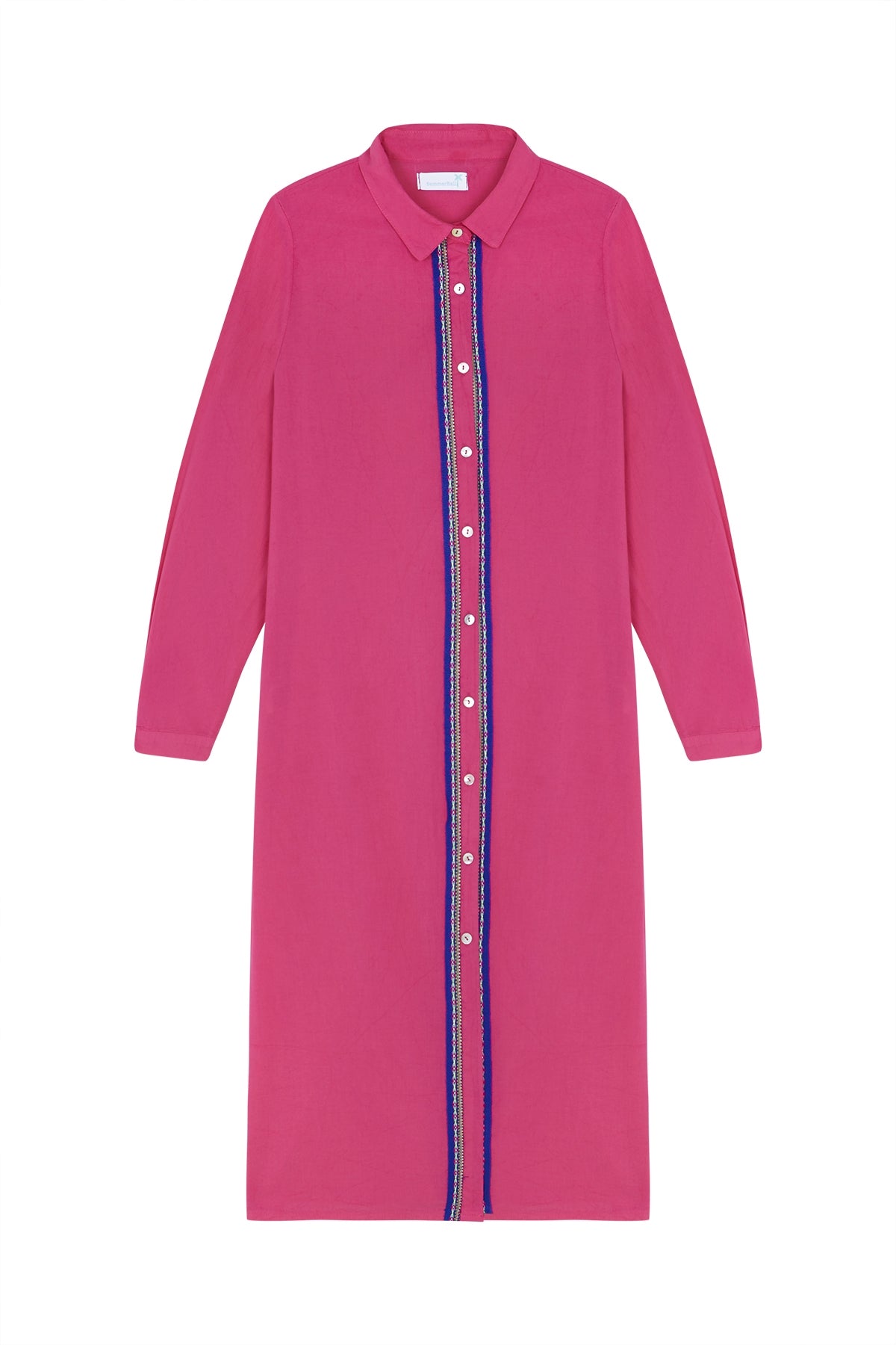 Vestido Camisero Rosa - Blusenkleid