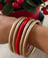 Playita Beach Bracelet - Armreif in Poppy Red (Rot)